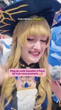 Le chaos en Navia au café genshin ! #cosplay #genshinimpact