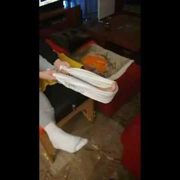 Ασκήσεις αποκατάστασης καταγματος 5ου μεταταρσιου με τη βοήθεια πετσετας, μαξιλαριου, λαστιχου