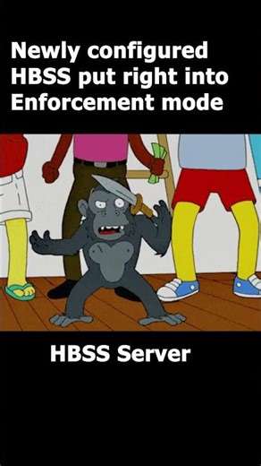 HBSS vs Critical Server