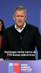 ¡Avanzamos en transporte público de calidad para todo Chile! 🚌⚡️ ✅ Santiago: Pasamos de 770 a más de 3.200 buses eléctricos. ✅ Regiones: ¡Pasamos de 0 a más de 200 buses eléctricos! Ya estamos modernizando el transporte en Arica, Antofagasta, Copiapó, La Serena, Valparaíso, Rancagua, Concepción y Puerto Montt. | Gobierno de Chile