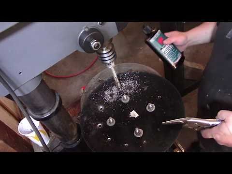 Using a Masonry Bit to Drill Hard Steel.
