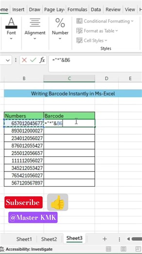 Create Barcodes in Excel Instantly! ⚡ 🤯📊