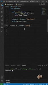 Python Class & Object Explained in 10 Seconds 🐍💻 | Python Tutorial