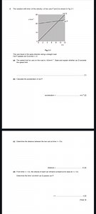 2 The variation with time t of the velocity v of two cars P and... | Filo