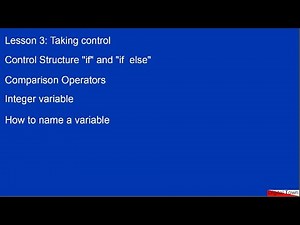Arduino C++ Course Lesson 3: Using "if else" as a control structure