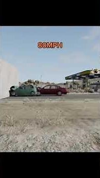 Car Crash Test Different Speeds
