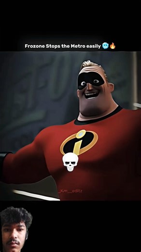 Frozone Aura 🗿🔥 | Coldest Entry in The Incredibles ❄️ | Epic Edit #shorts