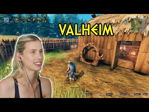 First playthrough valheim continues! found first merchant