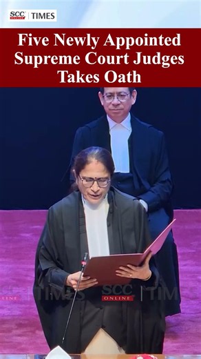 CJI Surya Kant Administers Oath to Five New Supreme Court Judges