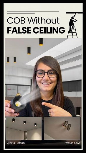 ✅ Surface COB Lights | No False Ceiling Needed ✨