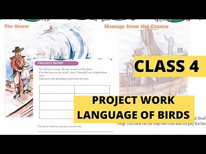 Class 4 English Today School Worksheet Nov 29/4 th std english Language of birds project work