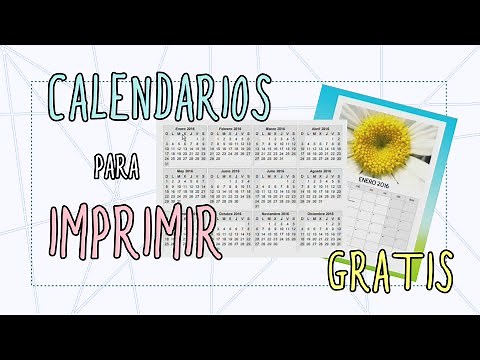 CALENDARIOS PARA IMPRIMIR GRATIS | Calendarios personalizados con fotos