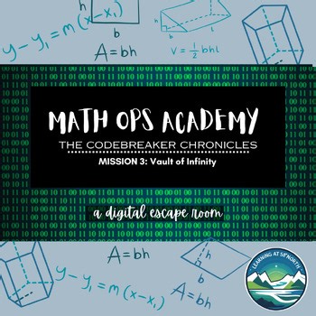 DIGITAL ESCAPE ROOM: MISSION 3-Vault of Infinity (a 5th/6th grade spiral review)
