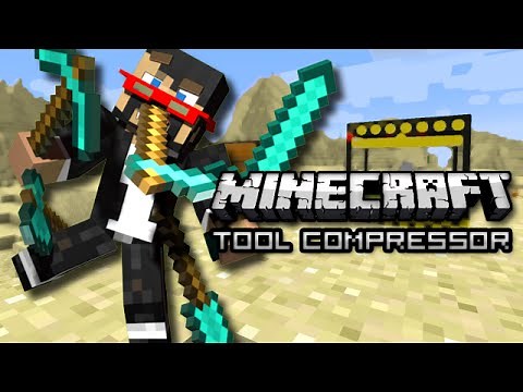 Minecraft: THE ULTIMATE TOOL! - Tool Compressor Mod Showcase