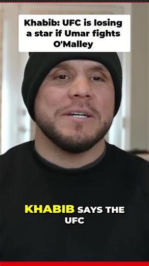 Khabib says UFC loses a star if Umar Nurmagomedov fights Sean O'Malley. Is he underestimating O'Malley's potential? #UFC #Khabib #SeanOMalley #MMA #UmarNurmagomedov #viralvideo