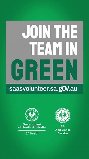 Live in country SA? Thinking of becoming an ambulance volunteer? Join the Team in Green. No experience needed. | SA Ambulance Service