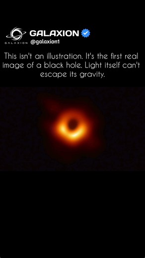 The First Real Photo of a Black Hole 🕳️