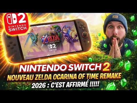 Nintendo Switch 2: New Zelda Ocarina of Time Remake coming in 2026 😱 It's confirmed!!! 🔥