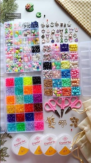 DIY Beads Jewellery Making Kit । #unboxing #craft #trendingvideo #viralnow