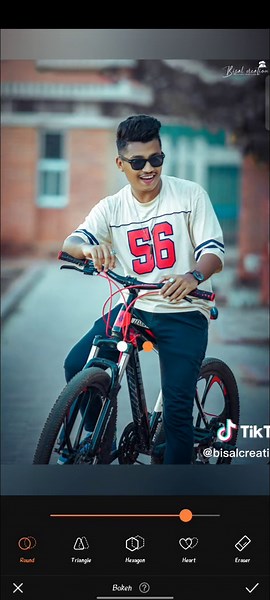 How to add bokeh effect in your photo || #bokhe #backgroundblur #airbrush #photoediting #mobileeditingapps #begainer #tipsandtrick #mobileeditor #tutorial #mobileediting #fry #frypage #viral #viralvideo #bisalcreation16