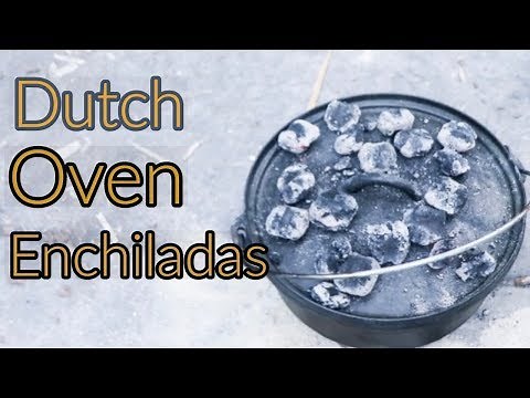 Dutch Oven Enchiladas Recipe || Camping Food ||