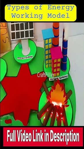 types of energy working model for science project exhibition - diy | craftpiller