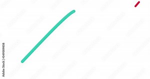 Colorful word summer loop animation. 4k. Summer season mood graphic animation. Summer text and typography time motion intro or background.