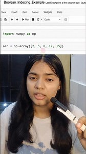 NumPy Boolean Indexing | Multiple Conditions using & and | #python #numpy