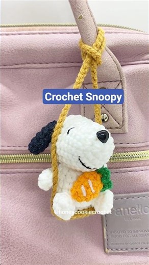 Crochet Snoopy #crochet #amigurumi #crocheting #crochetlover