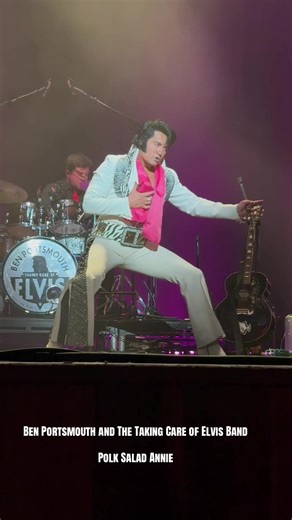Polk Salad Annie performed at G Live - Feb ‘26 by Ben and the band - the movement at the end of this video is phenomenal. Warning, this video contains flashing lights #benportsmouthandthetakingcareofelvisband #elvistribute #livemusic #uktour