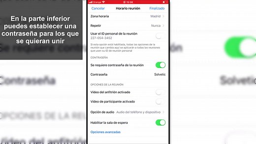 📱 Cómo PROGRAMAR una REUNION en Zoom iPhone