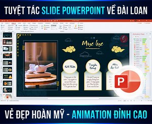 🔸 Tuyệt tác Powerpoint về Đài Loan của Học viên Khóa học Powerpoint Online tại 9slide.com/ đã từng gây được tiếng vang lớn trên tất cả nền tảng mạng xã hội vì sự hoàn mỹ tuyệt đối cả về Design lẫn Animation! Bộ Slide này là minh chứng khẳng định chất lượng của Giáo án đào tạo thiết kế chuyên sâu cùng Bộ Tools ưu việt số 1 Việt Nam của 9Slide. 🔹 Cùng tham gia Khóa học Powerpoint Online Toàn diện tại 9slide.com/khoa-hoc/khoa-hoc-powerpoint-toan-dien để khai phá toàn bộ Sức mạnh vượt trội của Pow