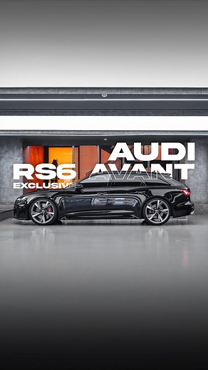 Ivan’s Motor Jakarta Luxury and Sports Car on Instagram: "A statement of power and poise — the Audi RS 6 Avant Exclusive in Mythos Black redefines what it means to be a performance wagon. Its twin-turbo V8 paired with the IPE Exhaust Full System turns every drive into an orchestra of raw emotion, while the H&R Lowering Sport Kit and commanding stance deliver presence that can’t be ignored. From the bold 22″ wheels and red calipers to the refined cabin draped in Red & Black leather with carbon-tw