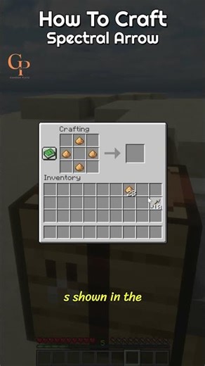 How To Craft Spectral Arrow #shorts