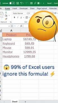 ROUNDUP Function in Excel 📈 | Always Round Numbers Up! ⚡