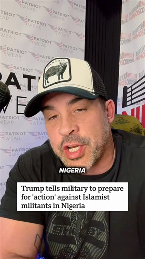 927K views · 33K reactions | Trump tells military to prepare for ‘action’ against Isa*ist militant groups in Nigeria! President Donald Trump has ordered the military to prepare for action in Nigeria to tackle radical Isa*ist militant groups, accusing the government of failing to protect Christians. | David 'Nino' Rodriguez | Facebook
