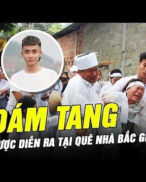 Hình ảnh tang lễ của YouTuber Nam Ok ở quê nhà Bắc Giang