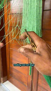 Making a rope for a cast net #net #kont | Nandang Safaat