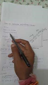 How to calculate risers and treads #stairs #construction