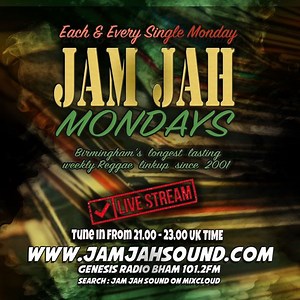 Jam Jah Sound on Mixcloud Live