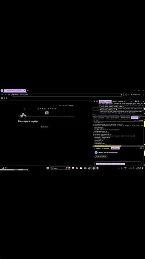 Watch this to score9999🥶🦖#google#dinosaur#coding#viral#phonk#sigma #aura#hack#shorts#edit #trending