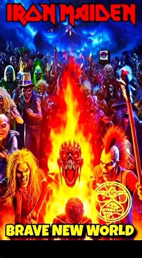 Tribute To IRON MAIDEN • Brave New World. 🤘🏼🌏🤟🏼 Collection DVD/ CD/ And Cassette tape music player.