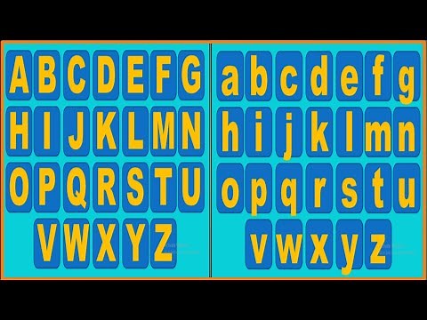 Capital alphabet & Small alphabet a b c d e f g h i j k l m n o p q r s t u v w x y z