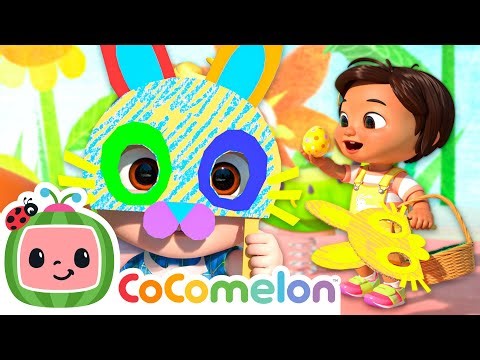 D.I.Y Easter Masks Craft🐰 | Cocomelon | Kids Cartoons & Nursery Rhymes | Moonbug Kids