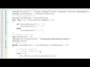 C++ guessing game similar to hangman