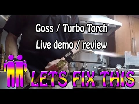 GOSS TURBO TORCH LIVE DEMO REVIEW