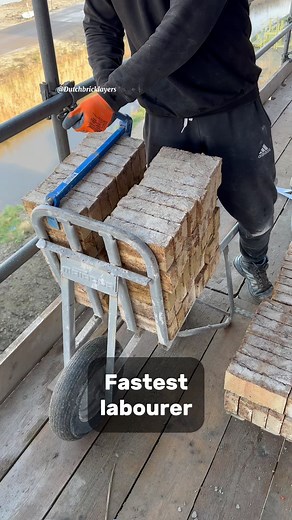 27K views · 369 reactions | Labourer work, placing bricks #asmr #brick #bricklayer | Dutchbricklayers | Facebook