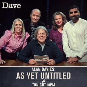 We've all got stories about when we kind of met a famous person, but national treasure Ade Edmondson might have us all beat. Brand new Alan Davies As Yet Untitled tonight at 10pm. | U&Dave
