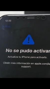 No Se Pudo Activar | Actualiza tu iPhone para Activarlo Solución