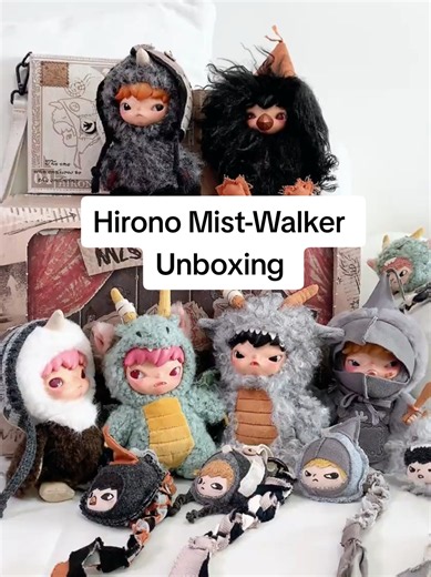 Let's have a first look at the new Hirono Mist-Walker plush pendants in an unboxing video by @POP MART Thailand Online #hirono #plushiesofinstagram #popmart #hironomistwalker #newrelease